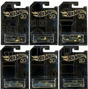 Hot Wheels 50th anniversary 2018 Black & Gold